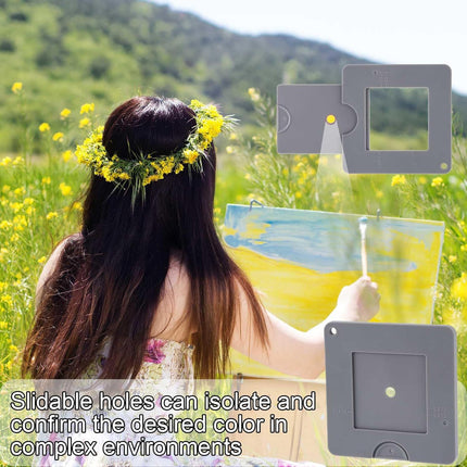 3-PCS Grey Portable Artist View Catcher Viewfinder Tool for Painting Composition and Colour Value Identification