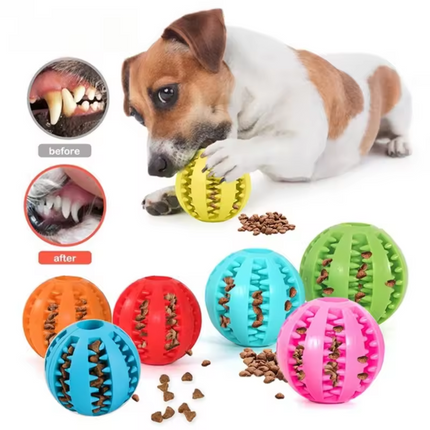 Blue TPR Dog Chew Ball Set – 3-Piece Size Combination (Small, Medium, Large) with Food Hiding Design for Teeth Cleaning and Mental Stimulation in Australia