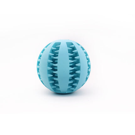 Lake blue TPR Dog Chew Ball Set – 3-Piece Size Combination (Small, Medium, Large) with Food Hiding Design for Teeth Cleaning and Mental Stimulation in Australia