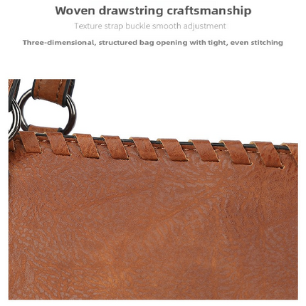 Brown Minimalist Large Capacity Tote Bag with Detachable Pouch – Soft PU Leather Shoulder Handbag for Everyday Use