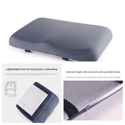 Grey Ergonomic Memory Foam Student Seat Cushion – 34×24×5cm, Breathable & Anti-Slip Design for Long-Term Sitting Comfort in Classrooms | Ideal for Primary and Secondary School Students