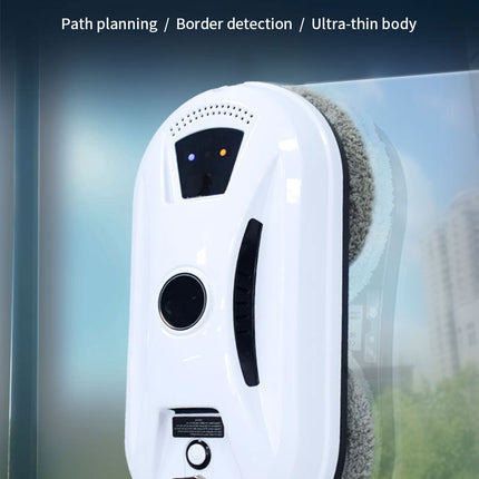 Smart Robot Window Cleaner - Automatic Glass Cleaning Washer with Remote Control - 2800Pa Suction & UPS Safety System - Includes 10 Microfibre Pads