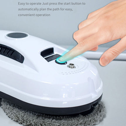 Smart Robot Window Cleaner - Automatic Glass Cleaning Washer with Remote Control - 2800Pa Suction & UPS Safety System - Includes 10 Microfibre Pads