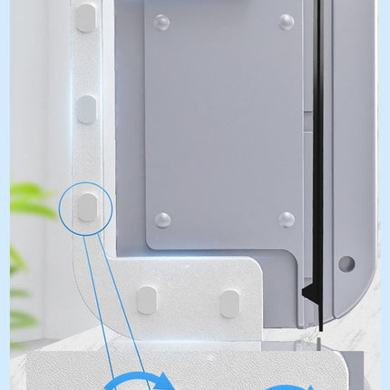Magnetic Double Sided Window Cleaner for 15-26mm Double Glazed Glass High Rise Safety Wiper Tool White