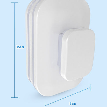 Magnetic Double Sided Window Cleaner for 20-35mm Double Glazed Glass High Rise Safety Wiper Tool White