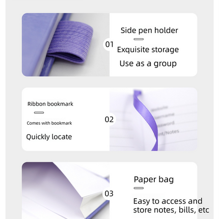 Deep purple Password Log Book with Alphabetical Tabs Internet Address Organizer Small PU Leather Notebook with Owl Design Pen Holder and Inner Pocket Ideal for Home and Office