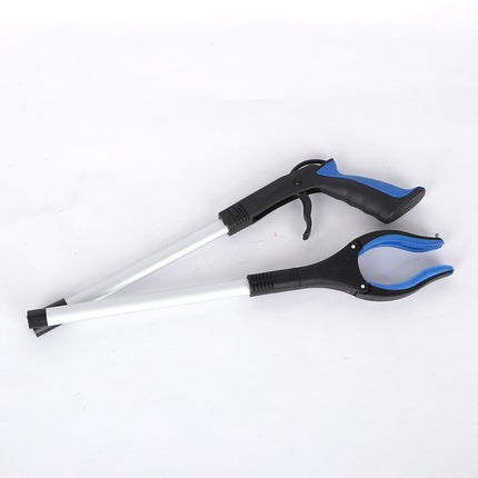 Yellow and Black Handle Foldable Grabber Reacher Tool - 83cm Aluminium Litter Picker with Magnetic Tip - Lightweight Mobility Aid for Garden & Home Rubbish Cleanup