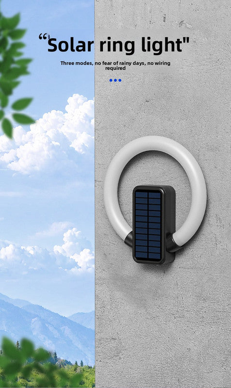 Solar Outdoor Wall Light RGB Color Changing & Warm White