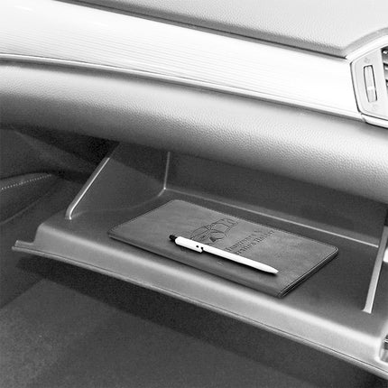Car Registration and Insurance Holder Gold Glitter - Luxury Bling Vehicle Document Wallet - Slim Glove Box Organiser for Rego Papers, Logbook & ID Cards - Sparkle PU Leather