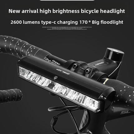 EOS620 1800 Lumen High Power Bike Light with Stable Dual Bracket Mount - 4000mAh Long Life Battery USB Rechargeable - Anti-Glare Aluminium LED Headlight for MTB & Commuting
