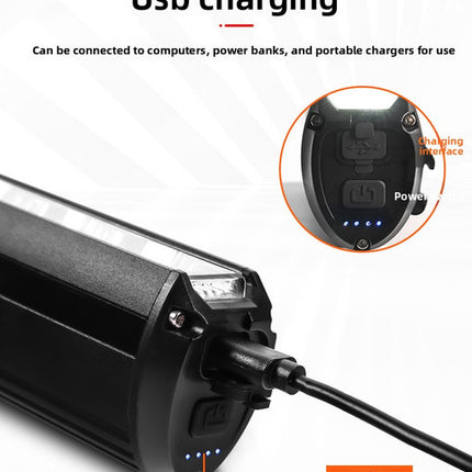 EOS640 Upgraded 3250 Lumen Super Bright Bike Light with Stable Dual Bracket Mount - 8000mAh Long Life Battery with Smart Temp Control - USB Rechargeable Aluminium MTB Headlight