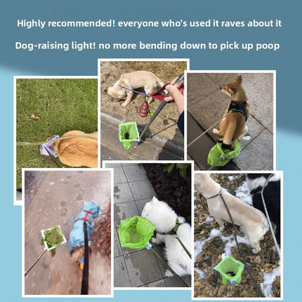 Upgraded Aluminium Telescopic Dog Poop Scooper Large Size Heavy Duty Waste Collector for Medium to Large Dogs Over 15kg