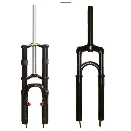 Universal Aluminium Bicycle Front Rack Carrier with Mounting Hose Clamps for MTB Fork Cargo Shelf Black