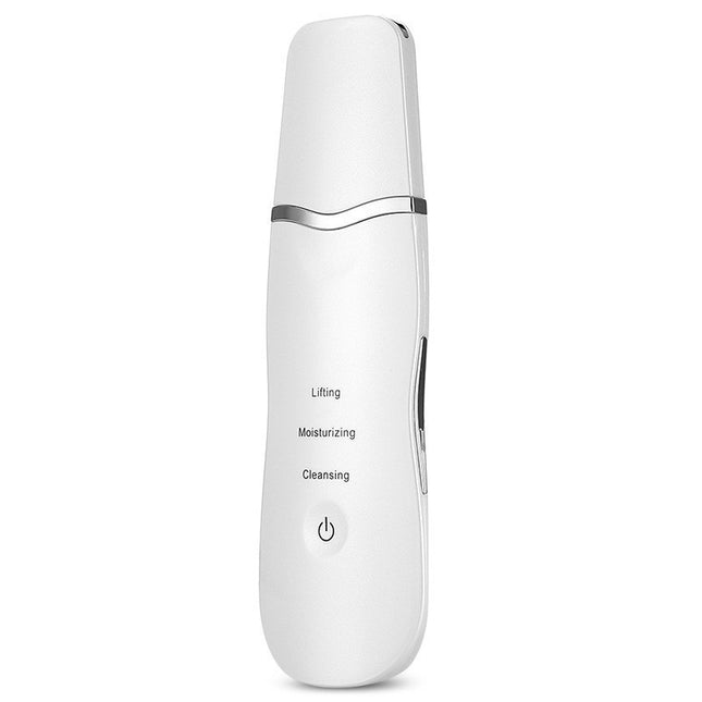 Ultrasonic Skin Scrubber Facial Spatula Blackhead Remover & Pore Cleaner with Ion EMS Lifting Mode