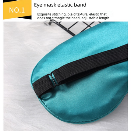 3 PCS Silky Satin Sleep Mask Set Cute Eyelash Design Soft Light Blocking Eye Cover with Adjustable Strap – product detail