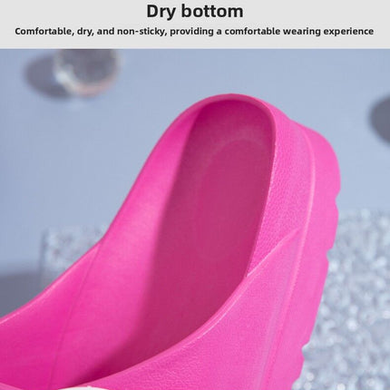 #36 Pink Thick Sole Buckle Slide Sandals(Fits Foot L 23 CM) - EVA Comfortable & Non-Slip Birkenstock Style Sandals for Casual Wear