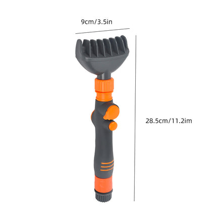 Handheld Pool Filter Cartridge Cleaning Brush - Essential Cleaning Accessory for Swimming Pools and Spas (Durable Plastic)