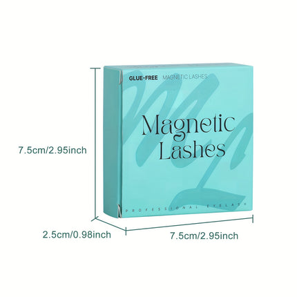 3-Set of 3D Magnetic Eyelash & Applicator (ZP01 4-Piece/Set) - Reusable, Glue-Free, Professional Makeup Tool, Alcohol-Free & Odorless