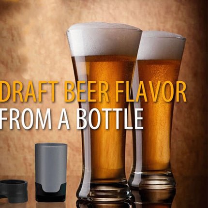 2-Pack Portable Beer Foamer & Bubble Maker - Handheld Beer Frother for Creamy Foam Essential for Home Bar, Parties & Camping