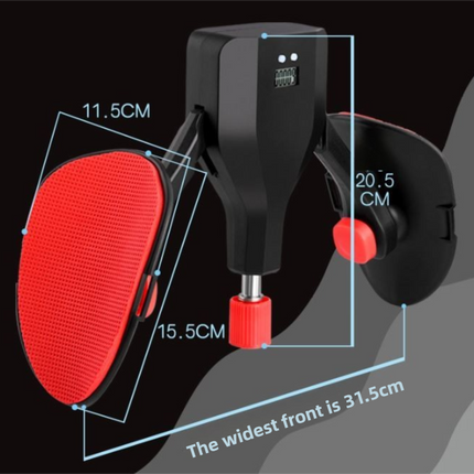 Black 35KG High-Resistance Kegel Trainer With Smart Counter & Leg Straps - Unisex Muscle & Thigh Slimming Equipment