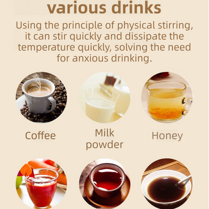 380ML Coffee-Brown Magnetic Self-Stirring Coffee Mug – design and finish
