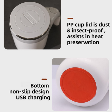 380ML Coffee-Brown Magnetic Self-Stirring Coffee Mug – product features