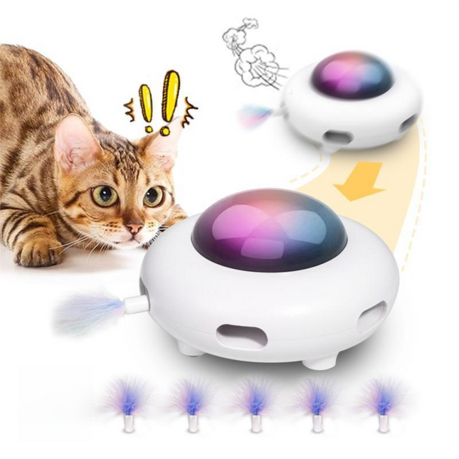 Smart Electric UFO Automatic Cat Toy