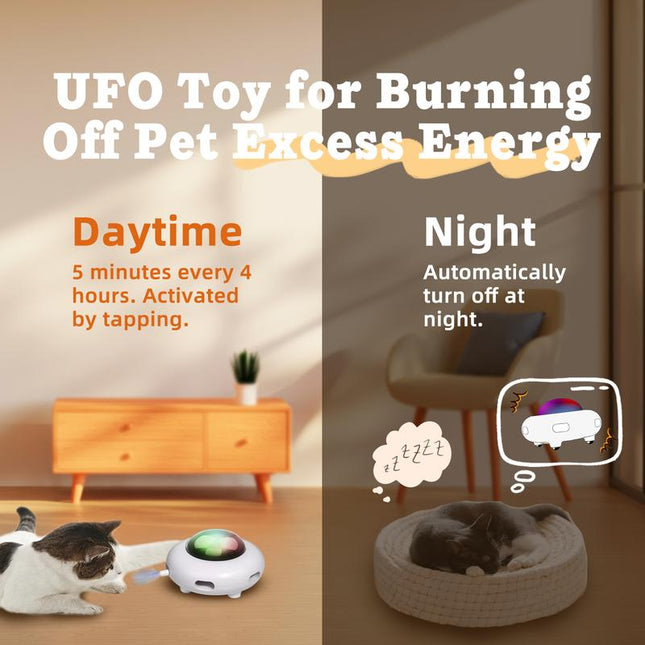 Smart Electric UFO Automatic Cat Toy – product detail