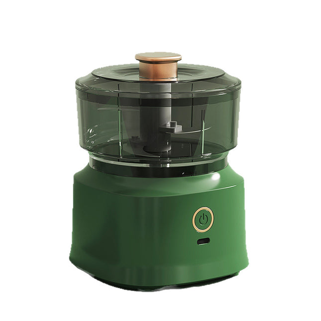 Green Wireless Electric Kitchen Grinder