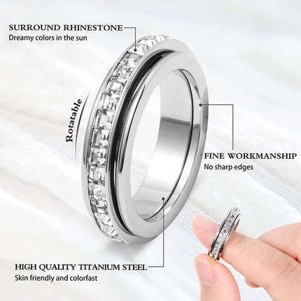 3-Piece Anxiety Spinner Meditation Bands Set – design and finish