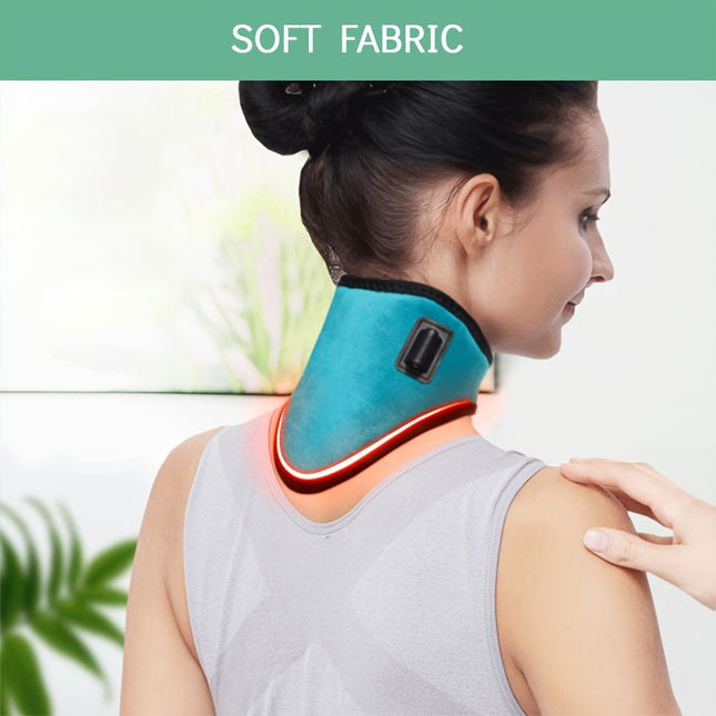 Green USB Electric Heated Neck Brace with 3-Level Temperature – product detail