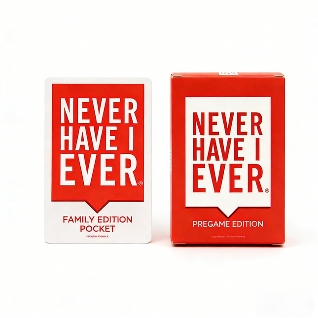 2-Pack Never Have I Ever Card Game(Red & White Sets)