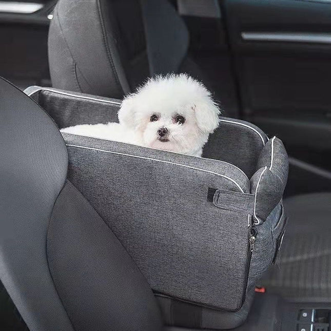 Thickened Pet Car Seat for Center Console(42x20x22CM)
