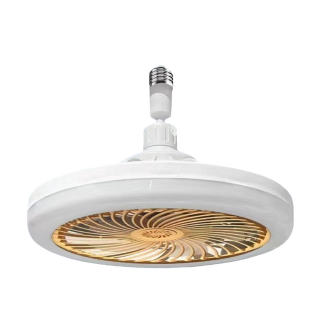 Yellow Quiet Remote LED Ceiling Fan Light with Aromatherapy Slot and Removable E27 Base V888-ELOSUNG42843