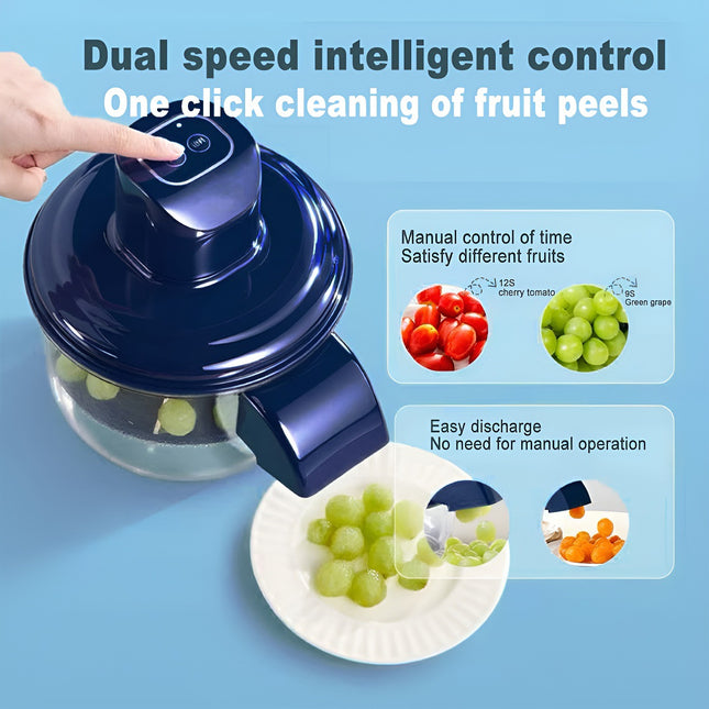 Blue Automatic Grape Peeler Machine