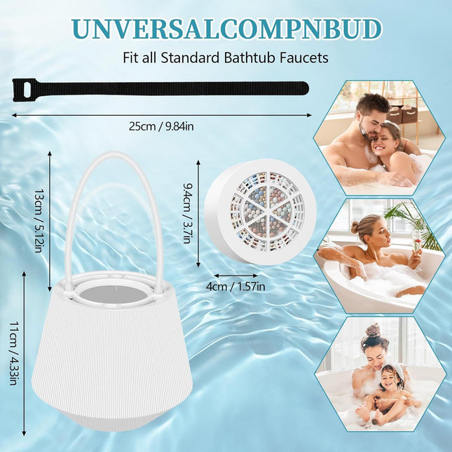 Pink Hanging Bathtub Water Purifier with 8-15 Stage Ceramic Filter Core – product detail