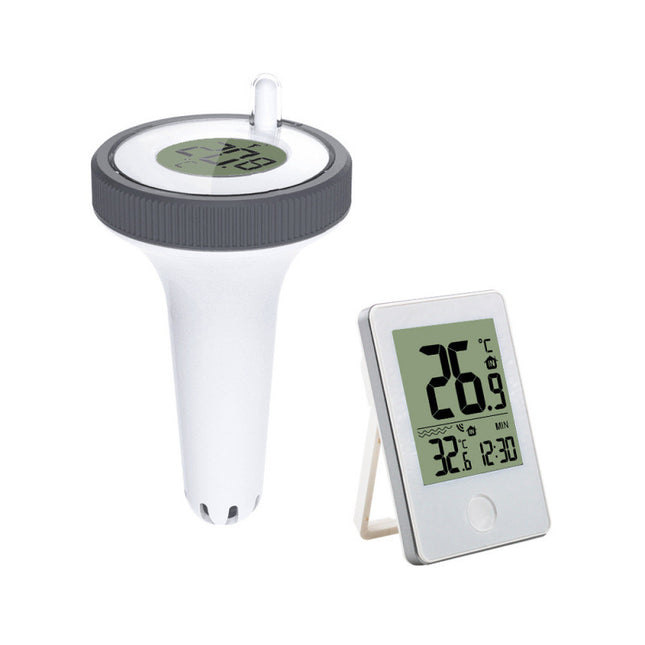 Wireless Pool Thermometer with Indoor Receiver(60M Range)