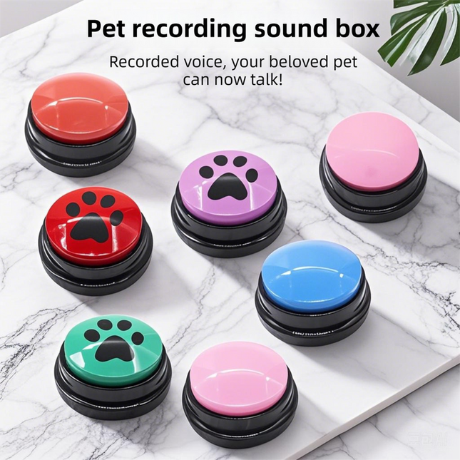 4-Pack Durable Dog-Talking Buttons & Recordable Voice Boxes – product detail