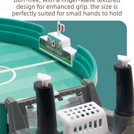 2-Player Large Interactive Tabletop Football Battle Toy for Kids & Adults with 6 Mini Soccer Balls(42x21x9CM) - No Battery Required