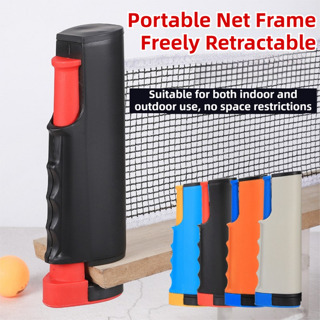 Blue Portable Table Tennis Set with 2 Paddles 3 Balls and Carry – product detail