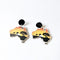 Wooden Australia Map Silhouette Earrings