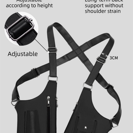 Pink Multi-functional Expandable Men's Tactical Chest Rig Bag - Waterproof & Lightweight Retro Underarm Pack