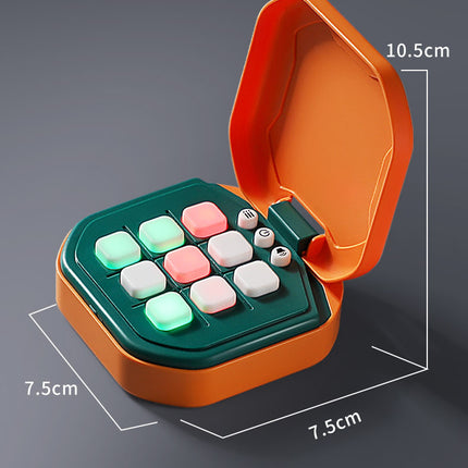 2 Pack Orange  AI Tic-Tac-Toe Handheld Game Electronic Logic Training Machine with 9 Game Modes and Light-up Buttons for Kids Age 3+ Australian Home Travel