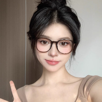 3 Pack dark tea colour Women's Blue Light Blocking Glasses Non-Prescription 0 Degree Large Frame Lightweight Eyewear for Computer Gaming Office Australian Fashion