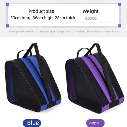 Green 3-Compartment Roller Skate Bag Breathable Mesh Ice Skate Carrier with Adjustable Shoulder Strap for Kids and Adults Australian Sports Accessories
