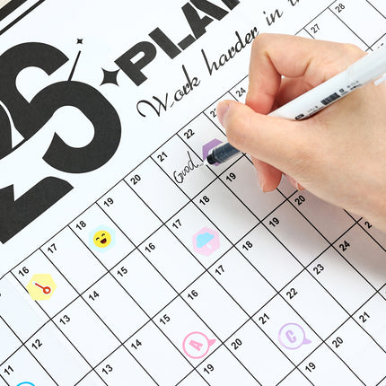 2026 Wall Planner Calendar with Stickers and Double-Sided Tape – 742 x 525 mm for Home, Office or Study in Australia
