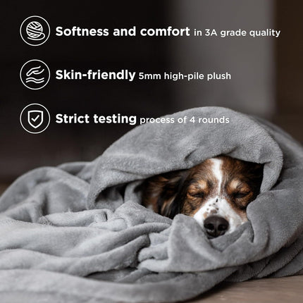 Grey Ultra-Soft Coral Fleece Blanket – Lightweight Summer Throw for Office Naps, Air Conditioning, and Cozy Home Use(120*200cm)