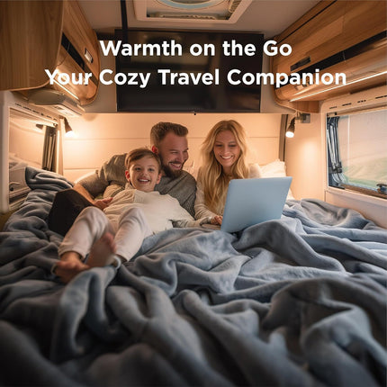 Grey Ultra-Soft Coral Fleece Blanket – Lightweight Summer Throw for Office Naps, Air Conditioning, and Cozy Home Use(180*200cm)