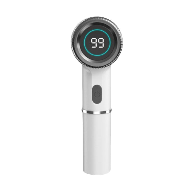White Wireless Electric Cleaning Brush Rechargeable 3-Speed IPX7 Waterproof with 5 Replaceable Brush Heads