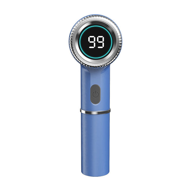 Blue Wireless Electric Cleaning Brush Rechargeable 3-Speed IPX7 Waterproof with 5 Replaceable Brush Heads